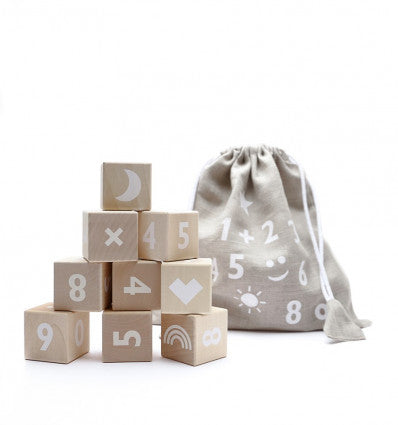 product image for Math Blocks in White 77