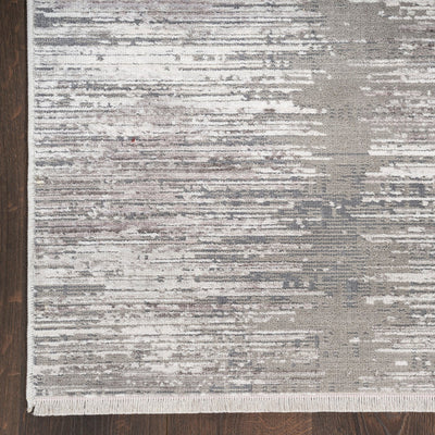 product image for Nourison Home Abstract Hues Grey White Modern Rug By Nourison Nsn 099446904560 5 8
