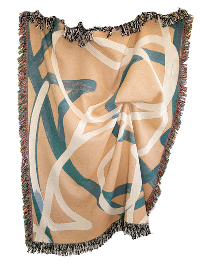 product image for meandering line woven throw blanket 3 55