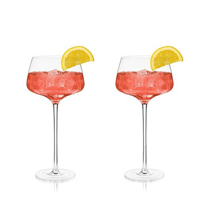 product image for angled crystal amaro spritz glasses 2 86