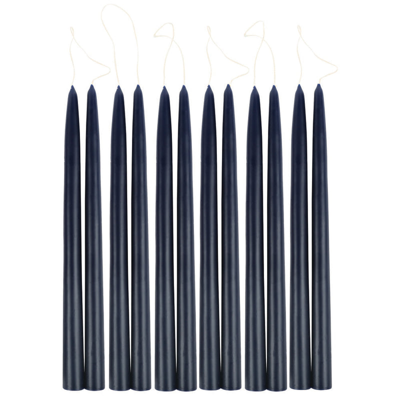 media image for Midnight Taper Candles in Various Sizes 234
