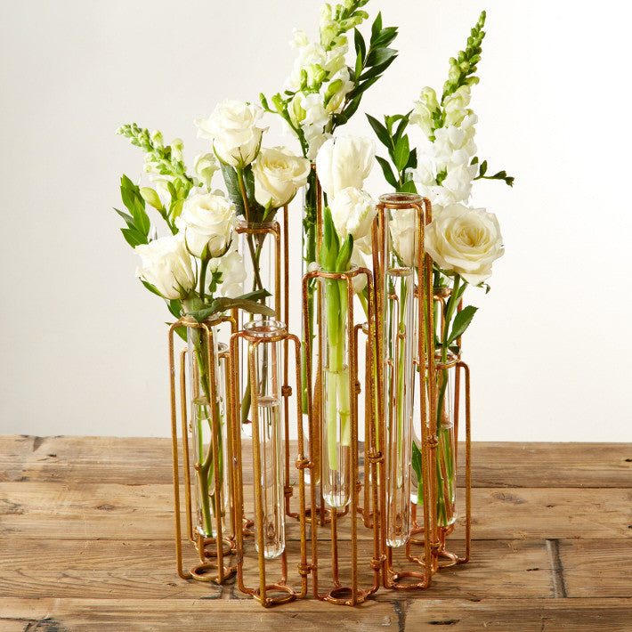 media image for set of 10 hinged flower vases design by tozai 4 28