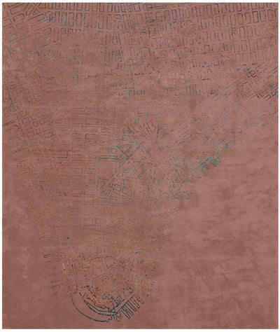 product image for Lower Manhattan Neon Edit Hand Knotted Rug in Assorted Colors design by Second Studio 56