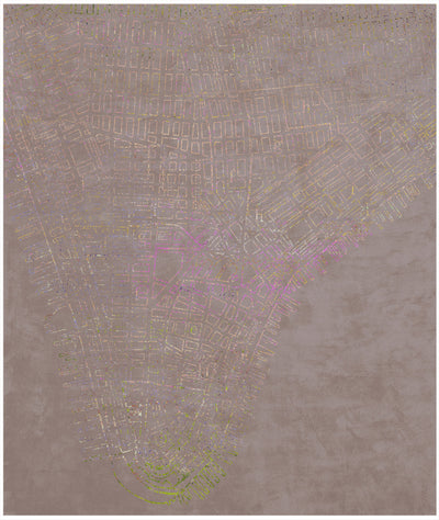 product image for Lower Manhattan Neon Edit Hand Knotted Rug in Assorted Colors design by Second Studio 52