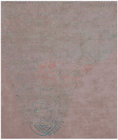 product image for Lower Manhattan Neon Edit Hand Knotted Rug in Assorted Colors design by Second Studio 82