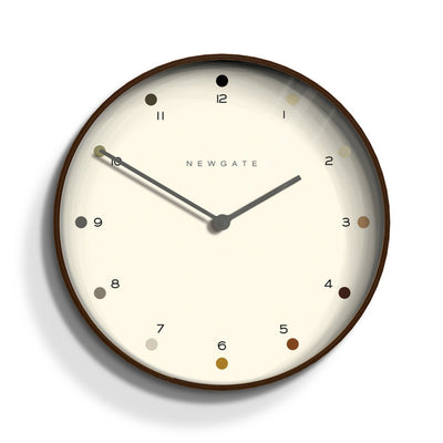 product image of mr clarke wall clock in pale wood design by newgate 1 561