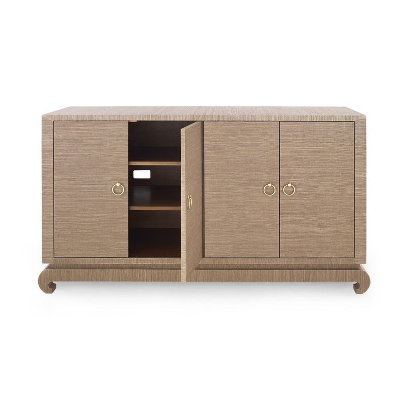 media image for Meredith 4-Door Cabinet in Various Colors by Bungalow 5 25