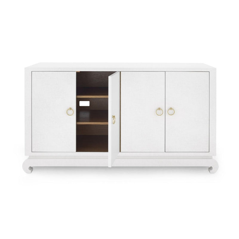 media image for Meredith 4-Door Cabinet in Various Colors by Bungalow 5 271