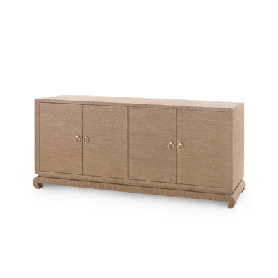 product image for Meredith Extra Large 4-Door Cabinet in Various Colors 4