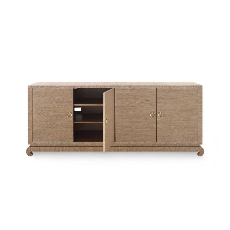 media image for Meredith Extra Large 4-Door Cabinet in Various Colors 29