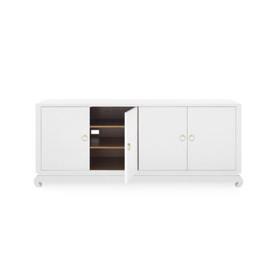 product image for Meredith Extra Large 4-Door Cabinet in Various Colors 15