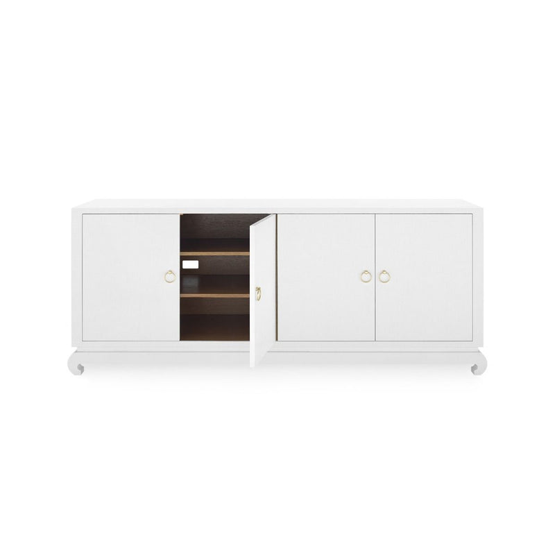 media image for Meredith Extra Large 4-Door Cabinet in Various Colors 282