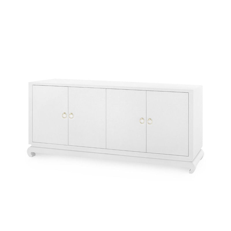 media image for Meredith Extra Large 4-Door Cabinet in Various Colors 233
