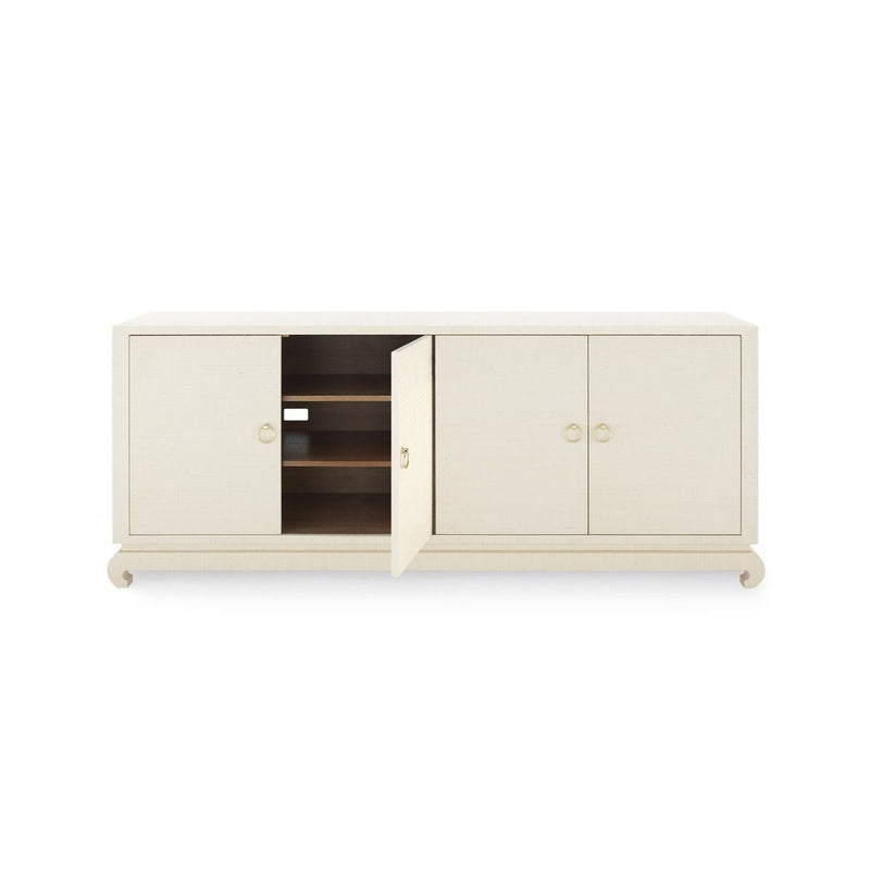 media image for Meredith Extra Large 4-Door Cabinet in Various Colors 247