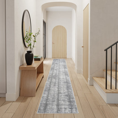 product image for Nourison Home Abstract Hues Grey White Modern Rug By Nourison Nsn 099446904560 10 80