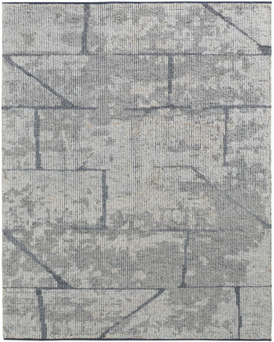 product image for Rheed Abstract Light Gray/Brown Rug 1 73