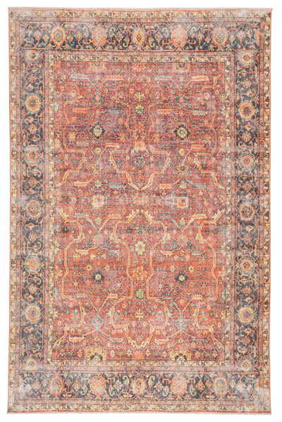 product image of boh04 avonlea oriental blue orange area rug design by jaipur 1 537