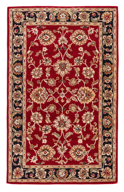 product image for my08 anthea handmade floral red black area rug design by jaipur 1 94