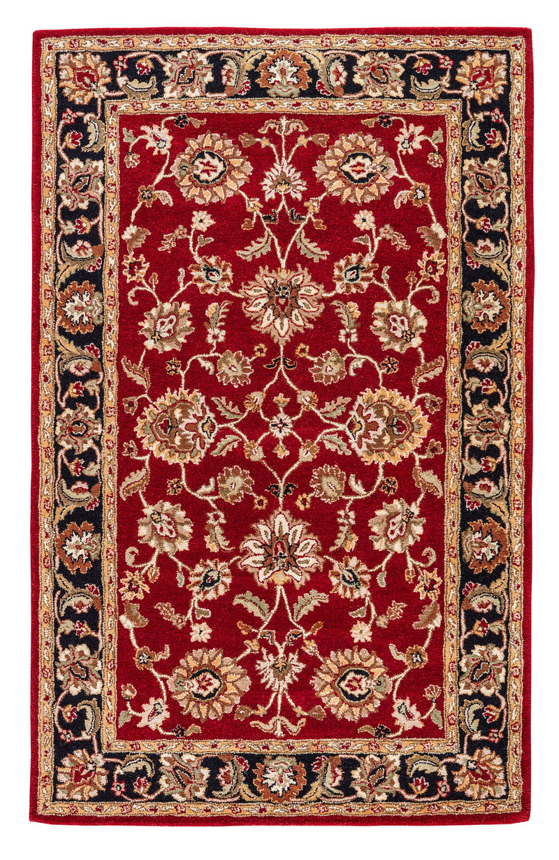 media image for my08 anthea handmade floral red black area rug design by jaipur 1 227