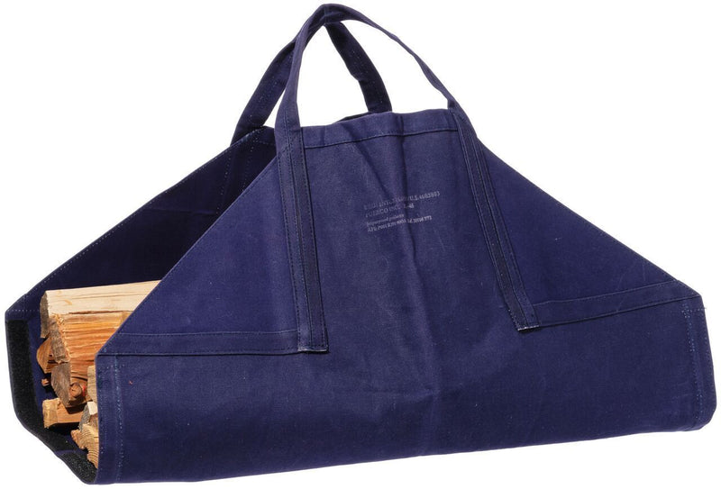 media image for navy blue firewood carrier design by puebco 1 21
