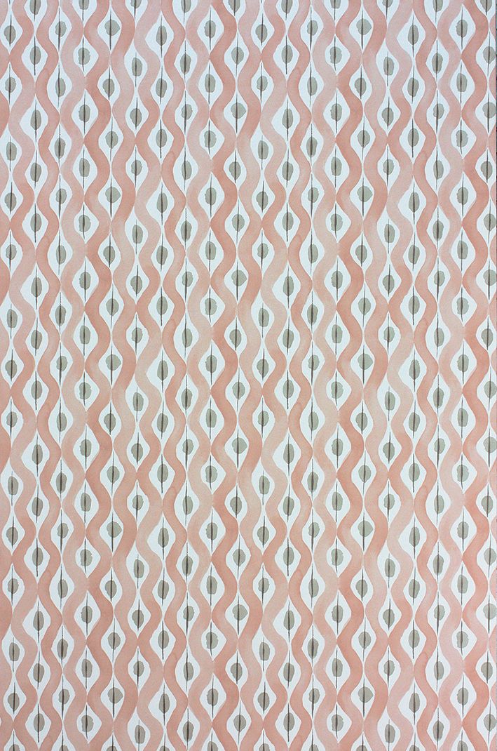 Shop Sample Beau Rivage Wallpaper in Light Brown from the Les Rêves