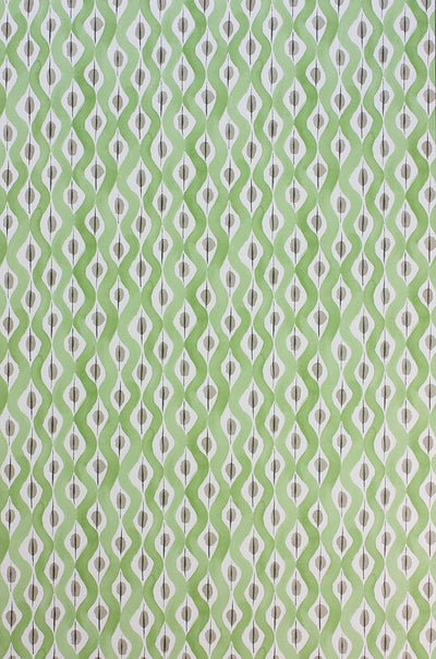 product image of Beau Rivage Wallpaper in green from the Les Reves Collection by Nina Campbell 552