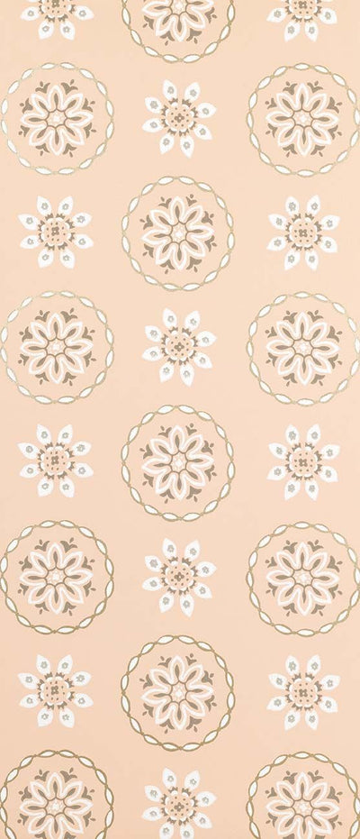 product image of Garance Wallpaper in tan from the Les Indiennes Collection by Nina Campbell 585