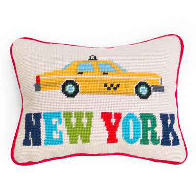 product image for Jet Set Needlepoint Pillow 59