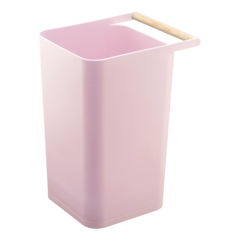 media image for como handle 2 5 gallon wastebasket by yamazaki 8 285