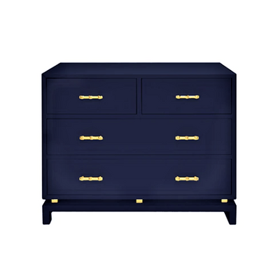 product image for Four Drawer Chest with Gold Leaf Details in Various Colors 25