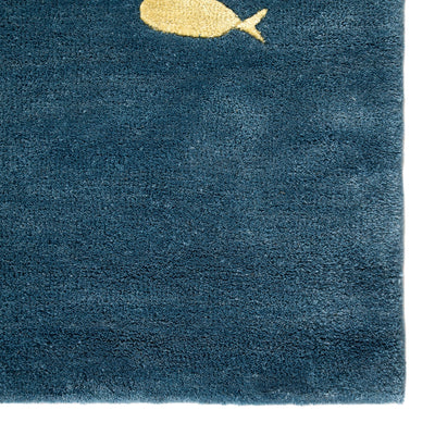 product image for cor01 schooled handmade animal blue gray area rug design by jaipur 4 8