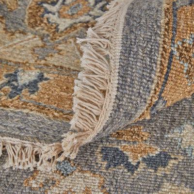 product image for Aleska Oriental Gray/Gold Rug 6 16