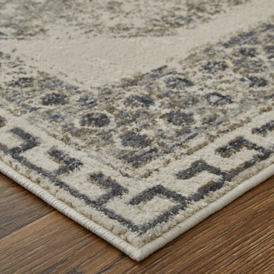 product image for Kiba Distressed Ivory/Taupe/Gray Rug 2 9