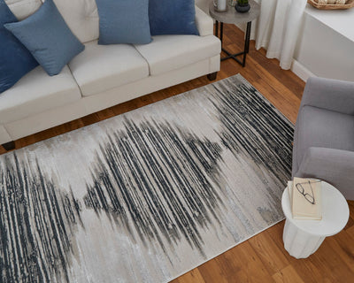 product image for Orin Diamond Black/Silver/Taupe Rug 9 39