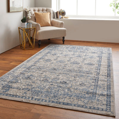product image for wyllah traditional diamond blue ivory rug by bd fine cmar39k7bluivyc16 9 37