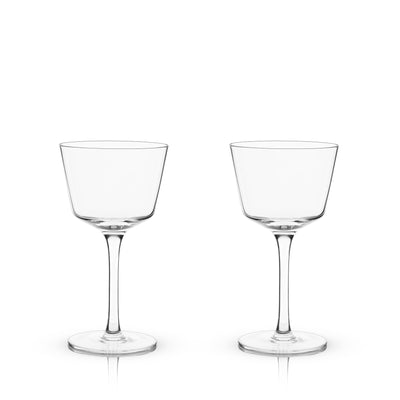 product image for angled crystal nick nora glasses set of 2 1 17