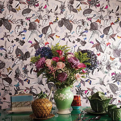 product image for Bird Song Wallpaper in brown from the Verdanta Collection by Osborne & Little 68