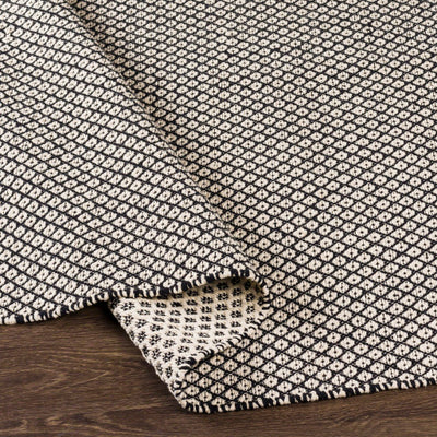 product image for Osasuna Cotton Black-white Rug Fold Image 48