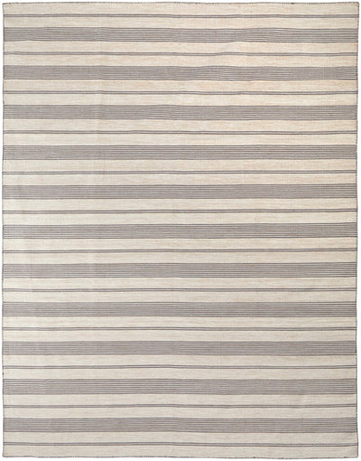 product image for Granberg Hand Woven Stripes Gray / Ivory Rug 1 99