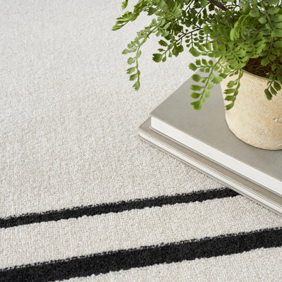 product image for nourison essentials ivory black rug by nourison nsn 099446148278 8 53