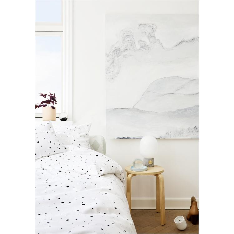 media image for dot bedding in white black adult extra length by oyoy 3 265