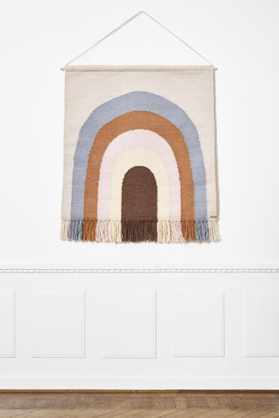 product image for follow the rainbow wall rug design by oyoy 2 25