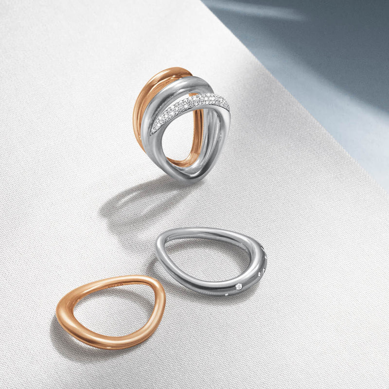 media image for Offspring Rings in Various Styles by Georg Jensen 244