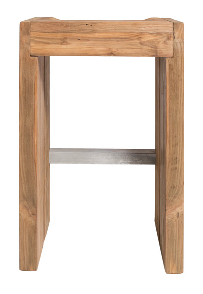 product image of Perpetual Teak Solo Bar Stool by BD Outdoor 543