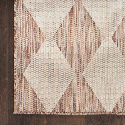 product image for Positano Indoor Outdoor Beige Geometric Rug By Nourison Nsn 099446938299 3 84