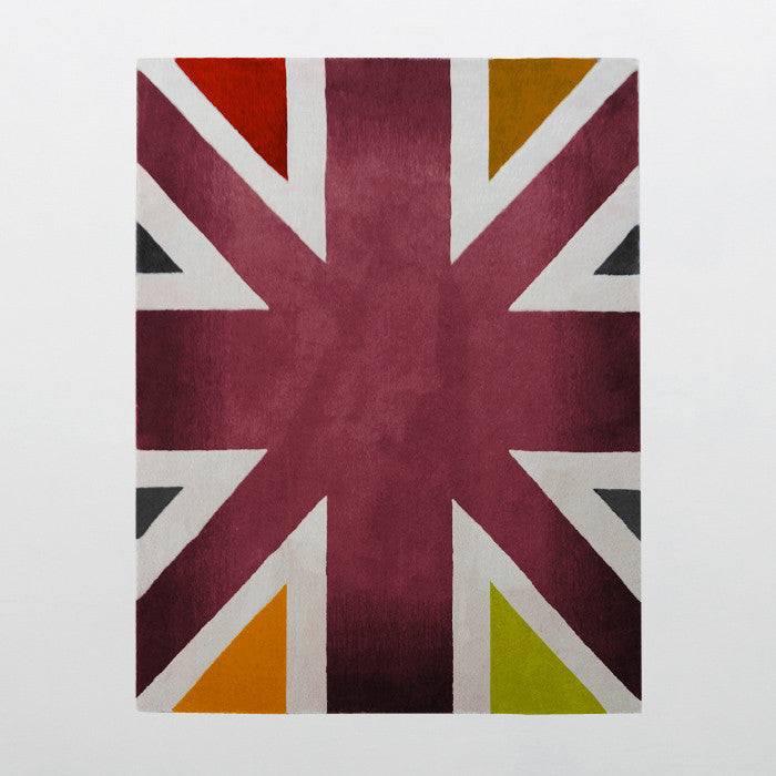 media image for Piccadilly Circus Collection 100% Wool Area Rug in Assorted Colors design by Second Studio 245