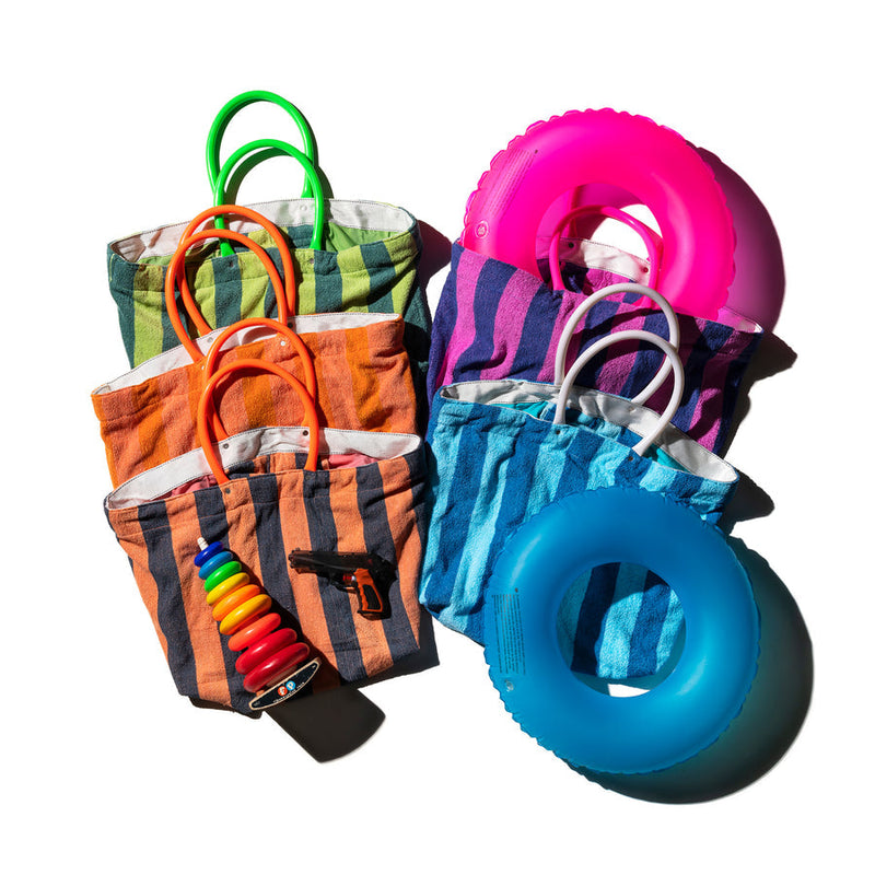 media image for Pool Bag Single Color Lining - Orange and Black 3 230