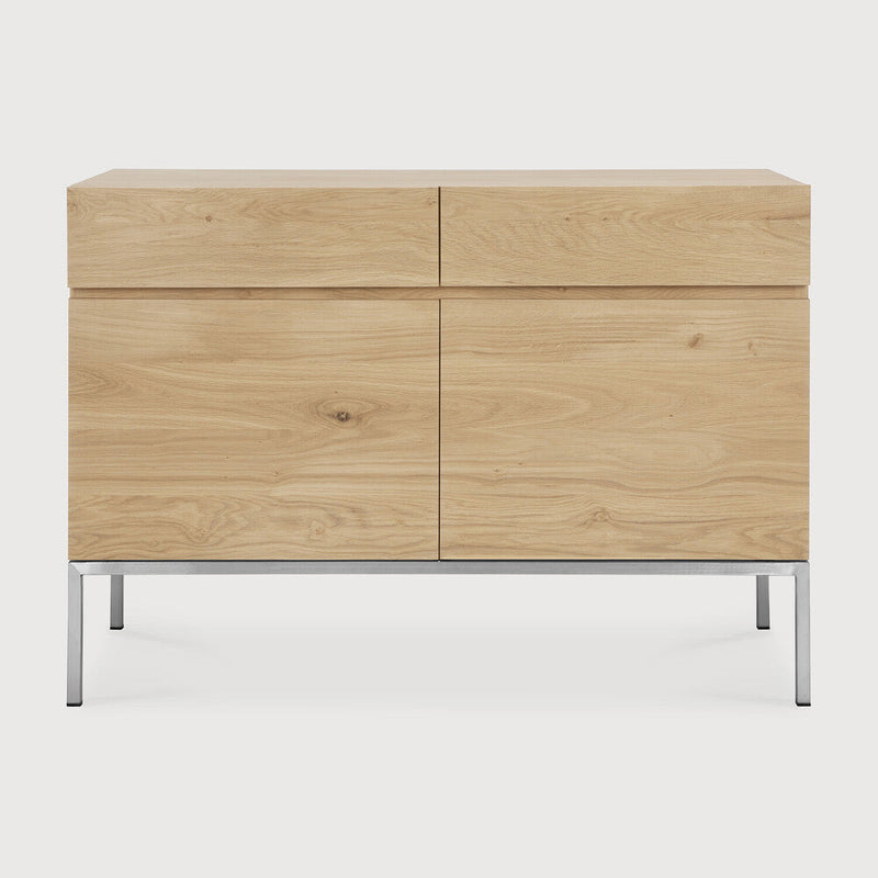 media image for Oak Ligna Sideboard With Black Metal Legs In Various Sizes 8 253