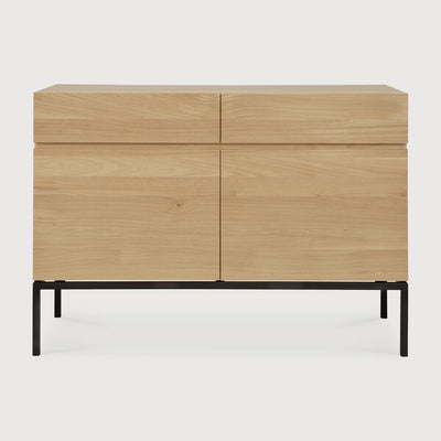 product image for Oak Ligna Sideboard With Black Metal Legs In Various Sizes 7 45
