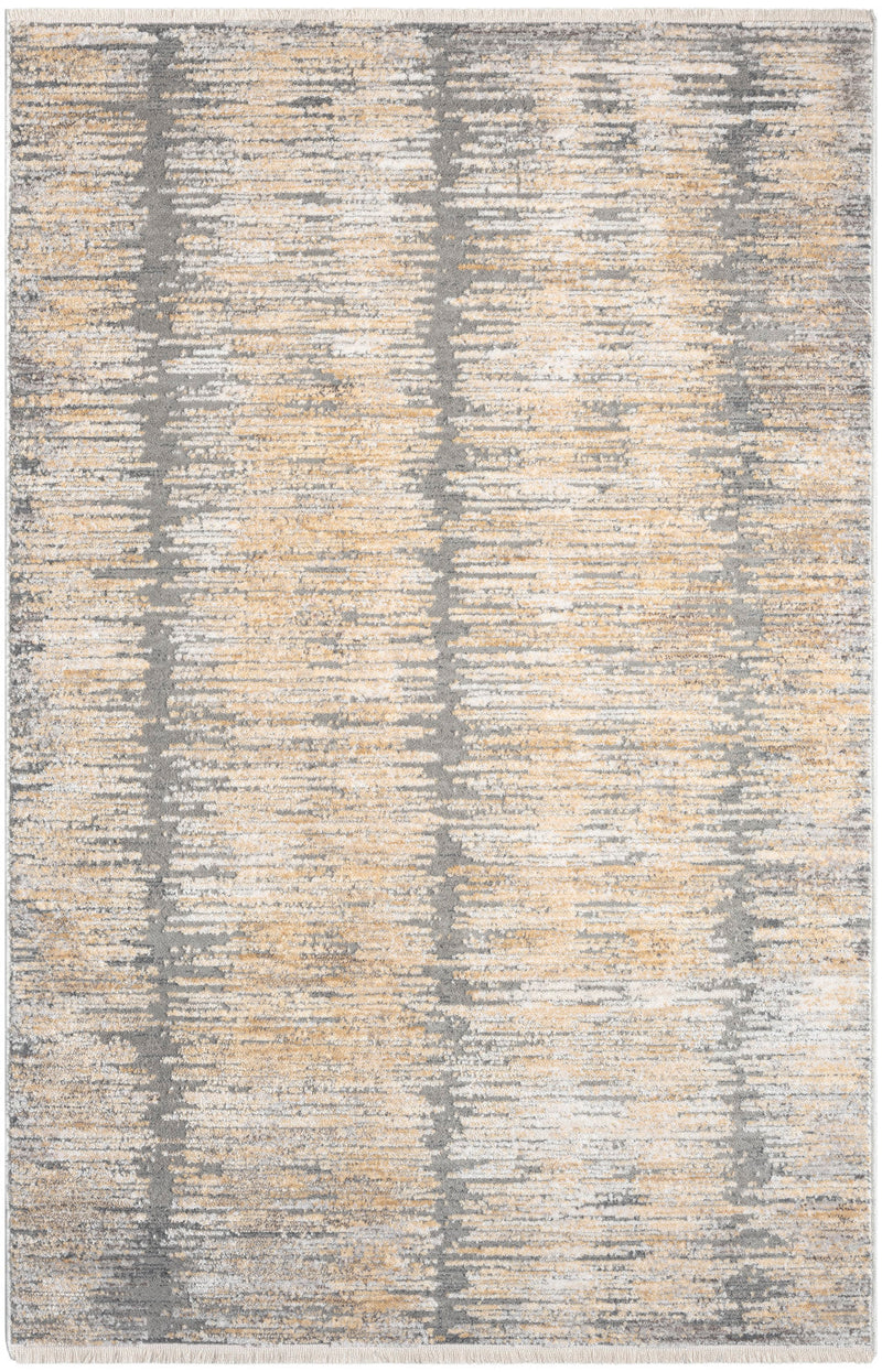 media image for Nourison Home Abstract Hues Grey Gold Modern Rug By Nourison Nsn 099446904553 1 263